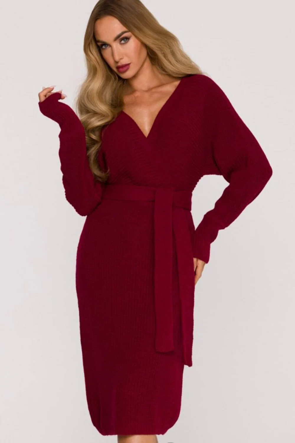 Robe pull rouge – Image 4