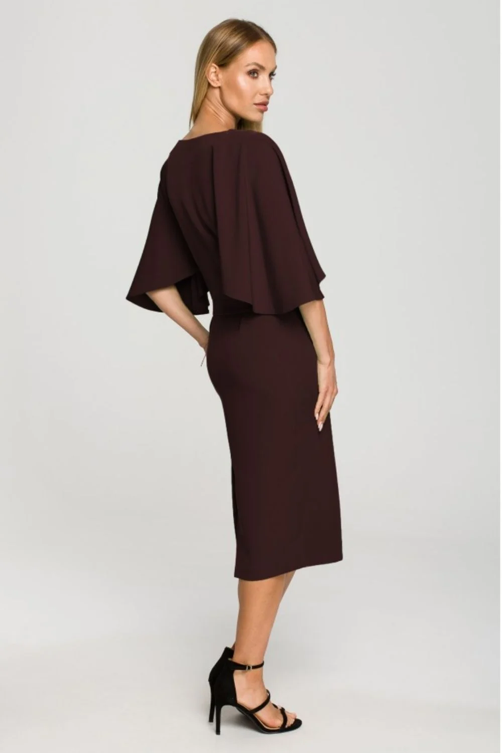 Robe de cocktail brune – Image 2