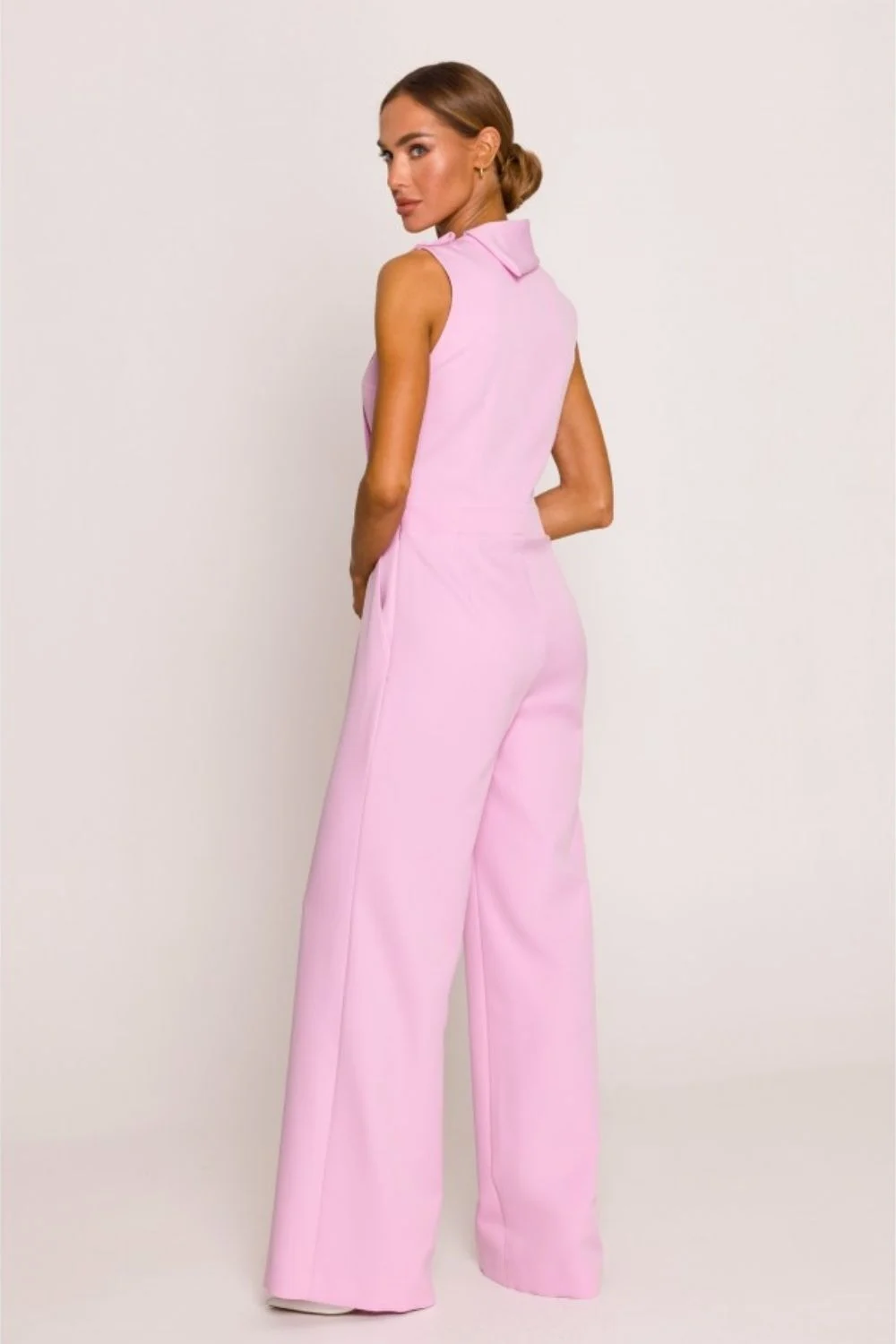 Combinaison rose à jambes larges – Image 2