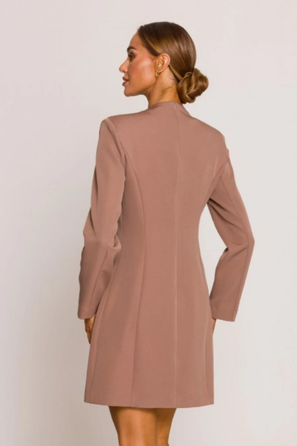 Robe brune à manches longues – Image 3