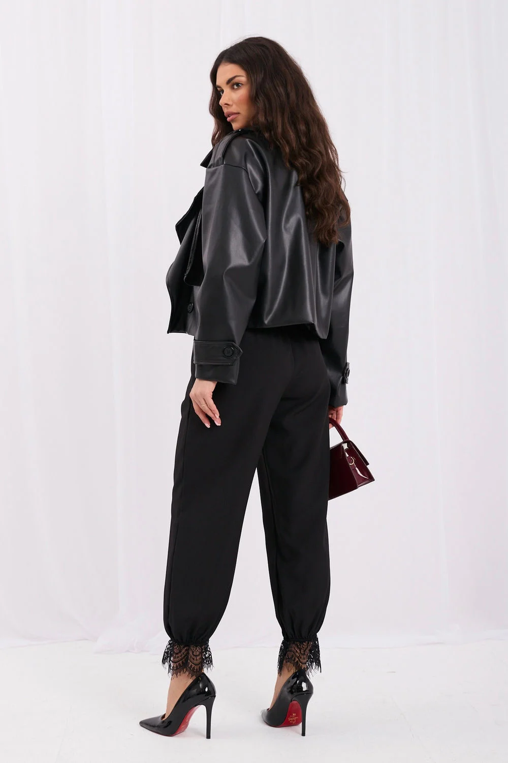 Pantalon noir en dentelle – Image 3