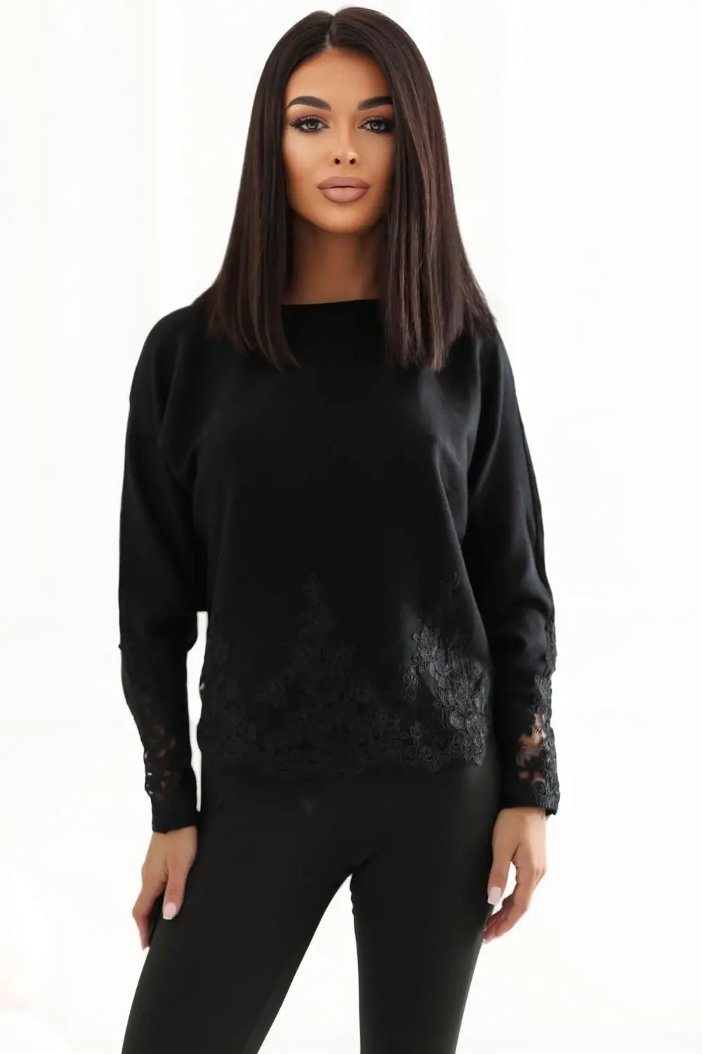 Chandail oversize noir – Image 4