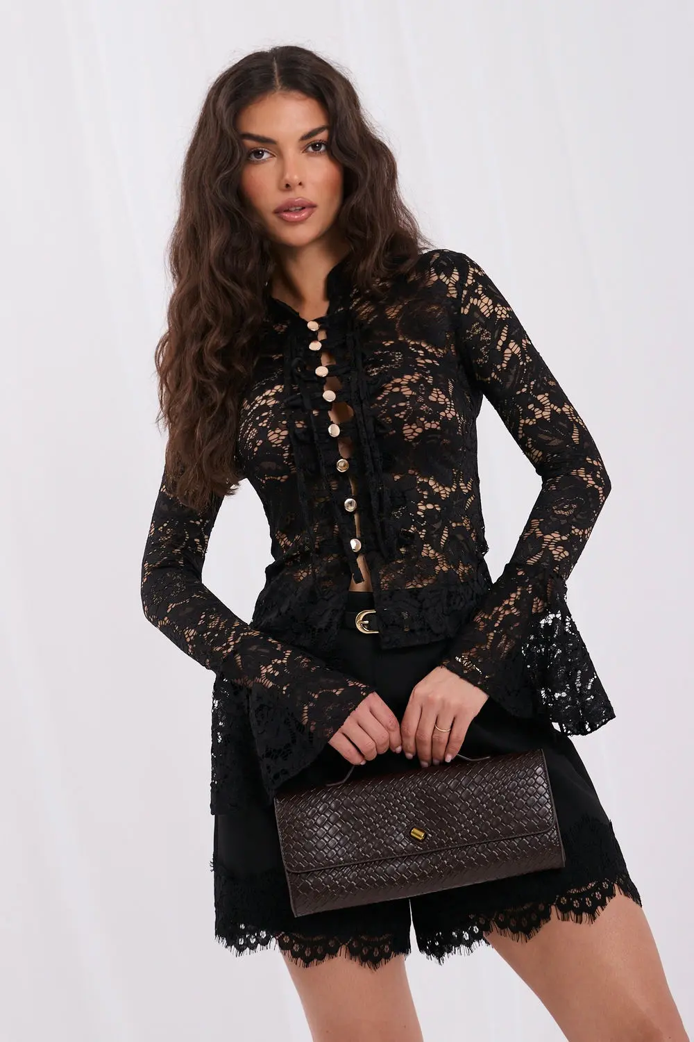 Chemise manche longue noire