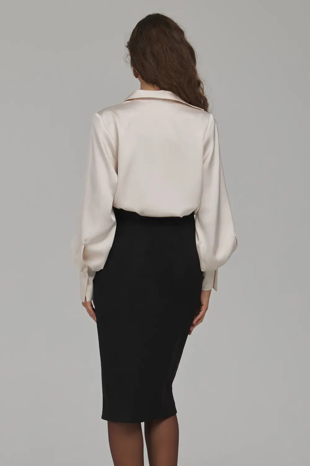 Jupe midi noire – Image 3