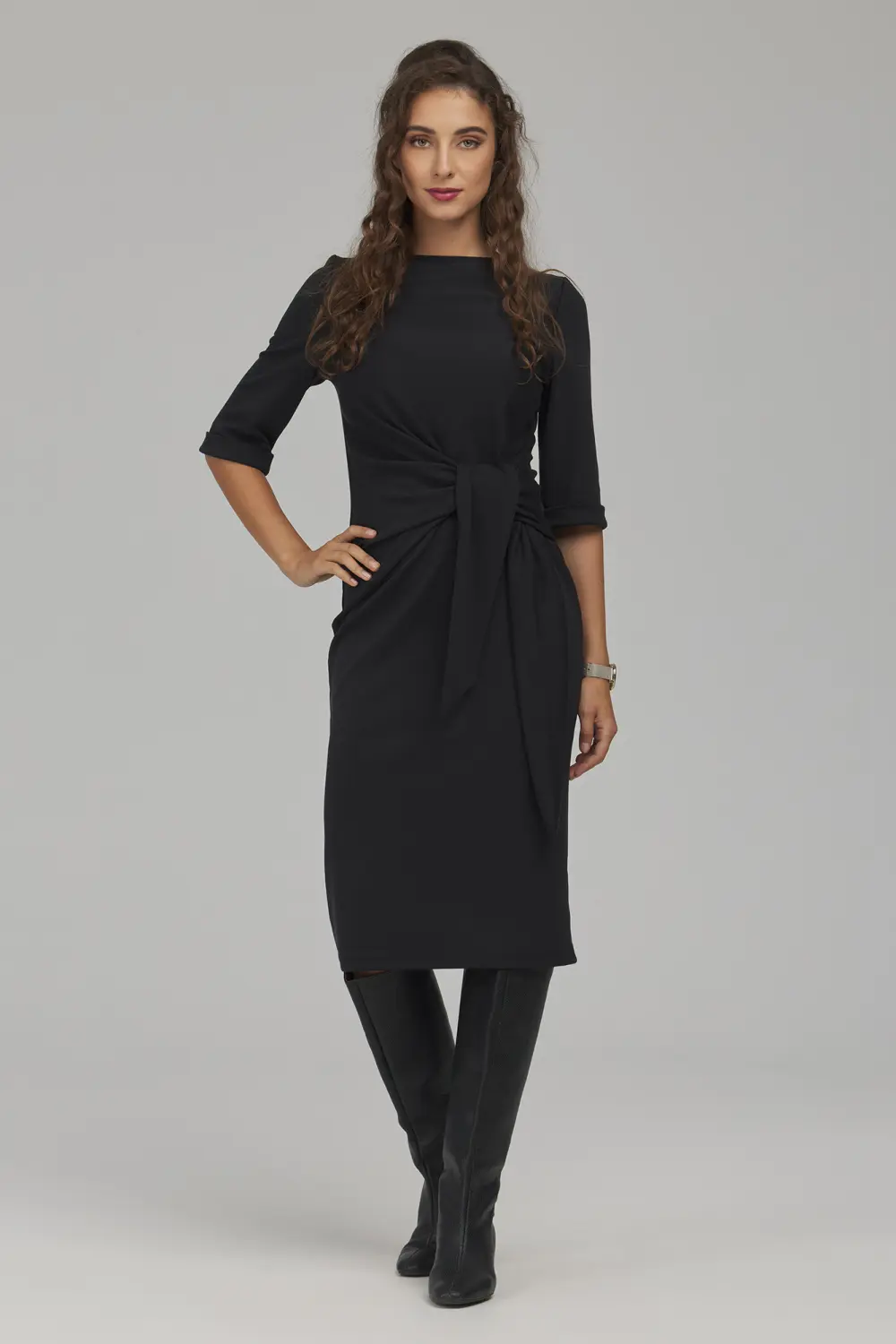 Robe casual noire