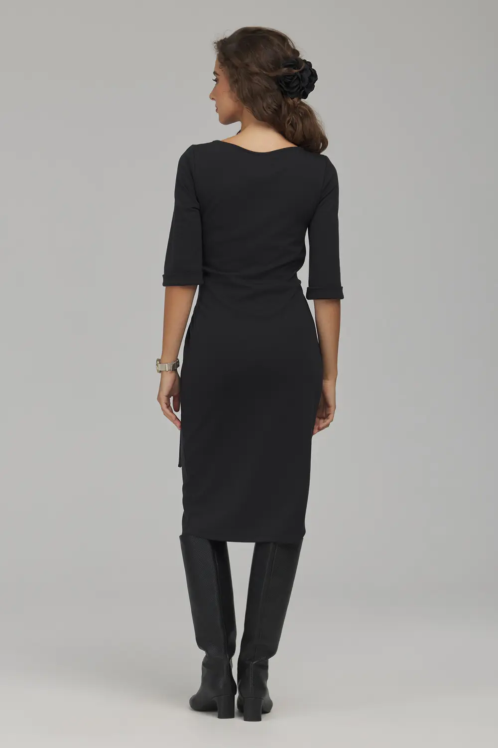 Robe casual noire – Image 3