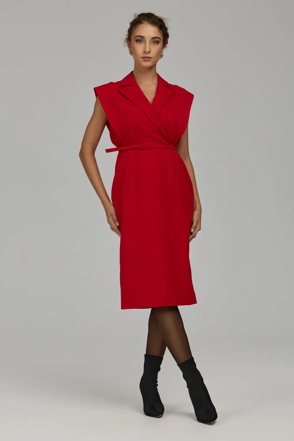 Robe casual rouge