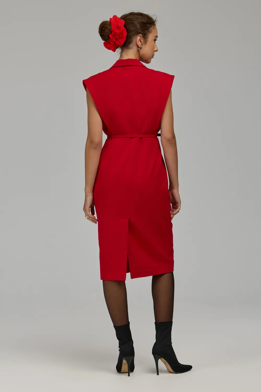 Robe casual rouge – Image 3