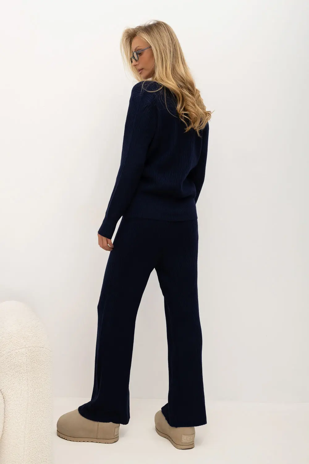 Ensemble bleu marine
