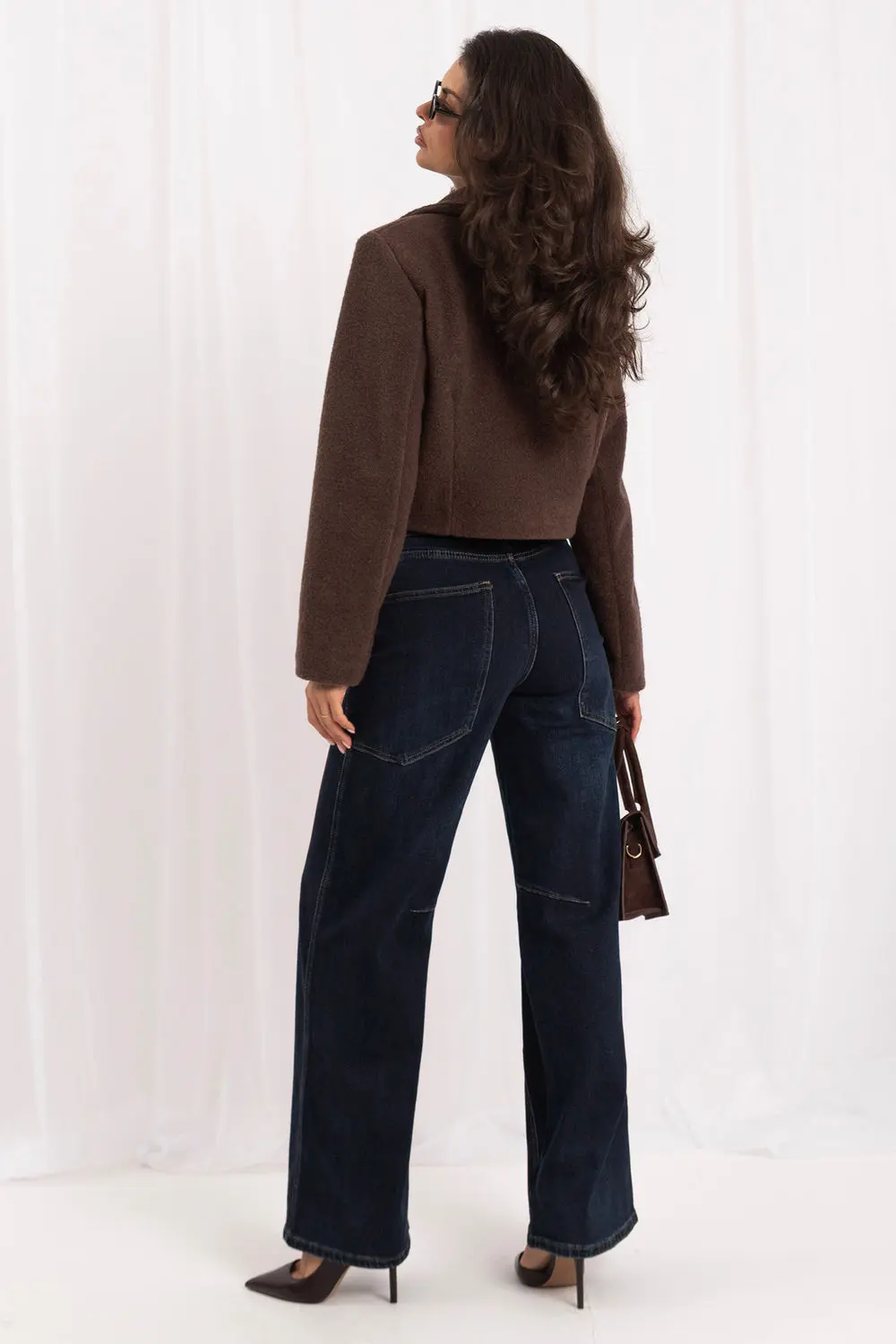 Jean large bleu marine – Image 2