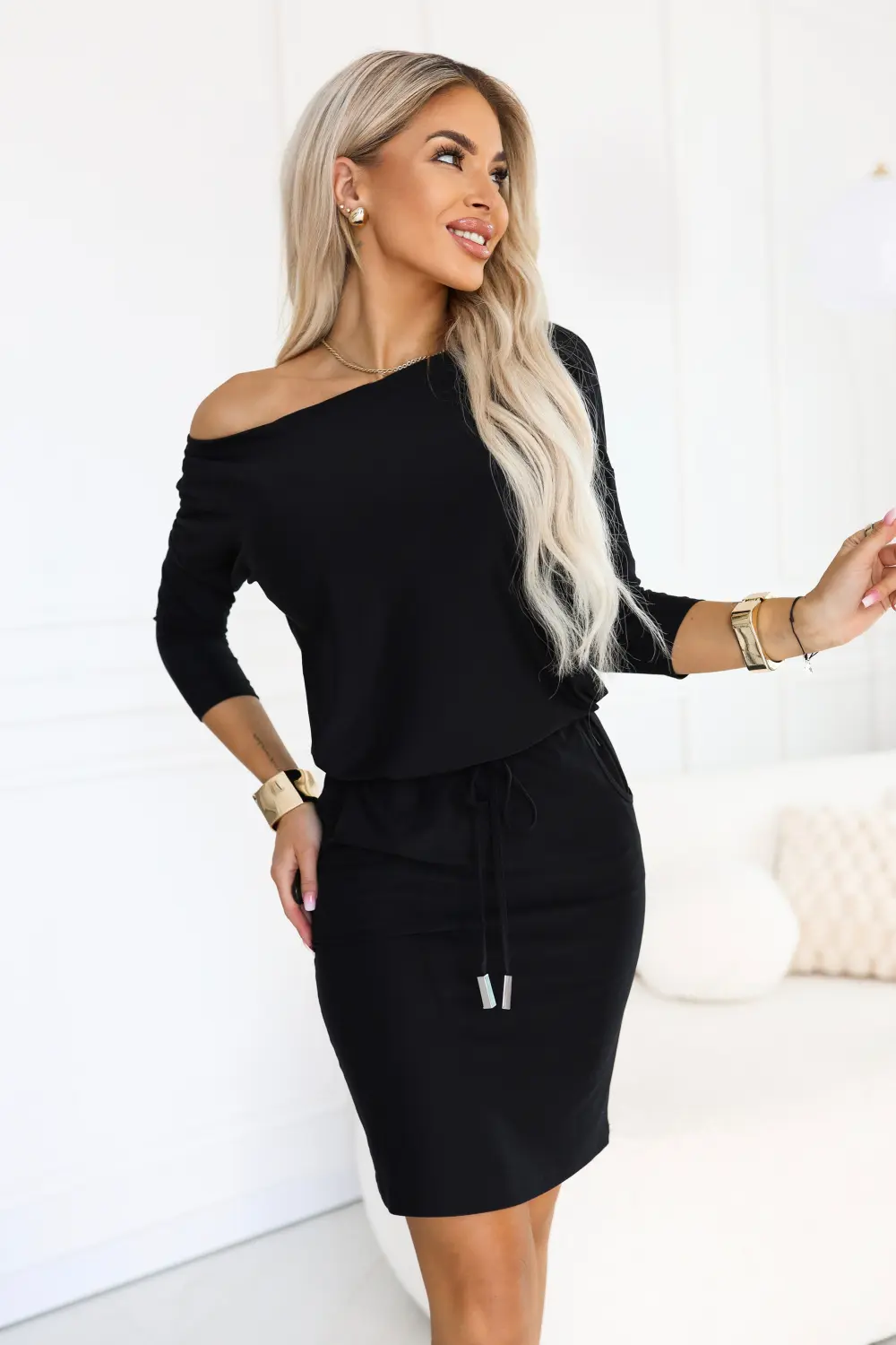 Robe casual noire