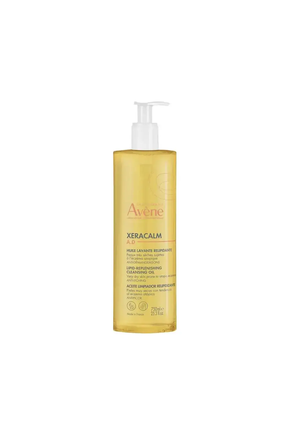 XeraCalm A.D – Huile nettoyante relipidante