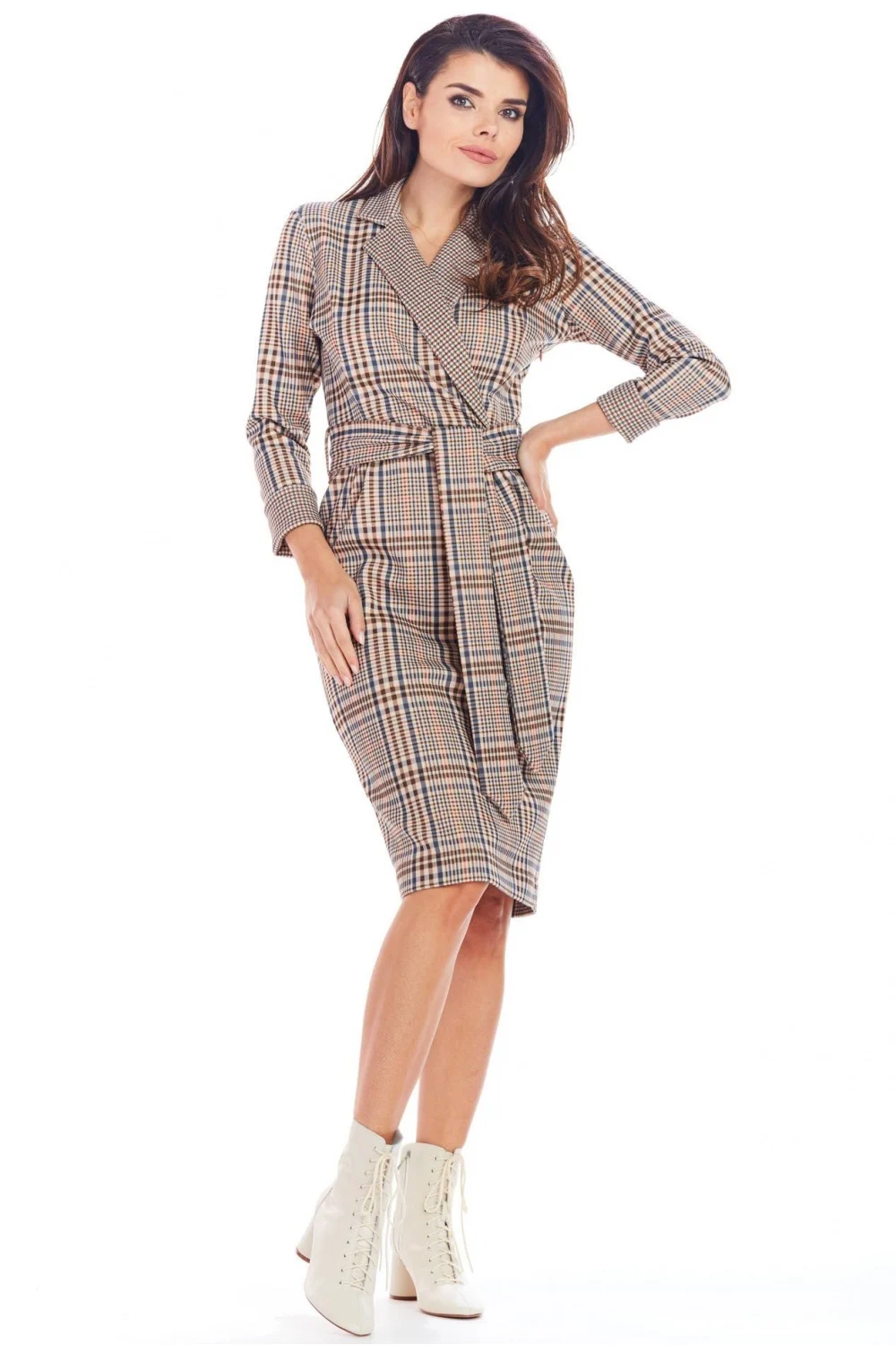 Robe midi brune – Image 4
