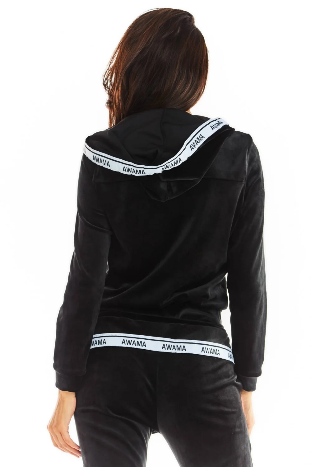 Sweatshirt à capuche noir – Image 3