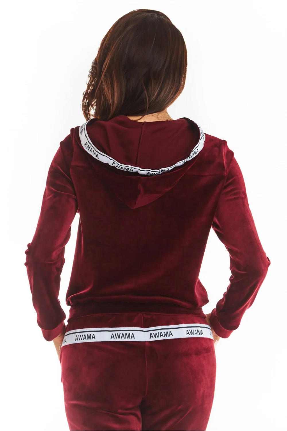 Sweatshirt à capuche rouge – Image 3