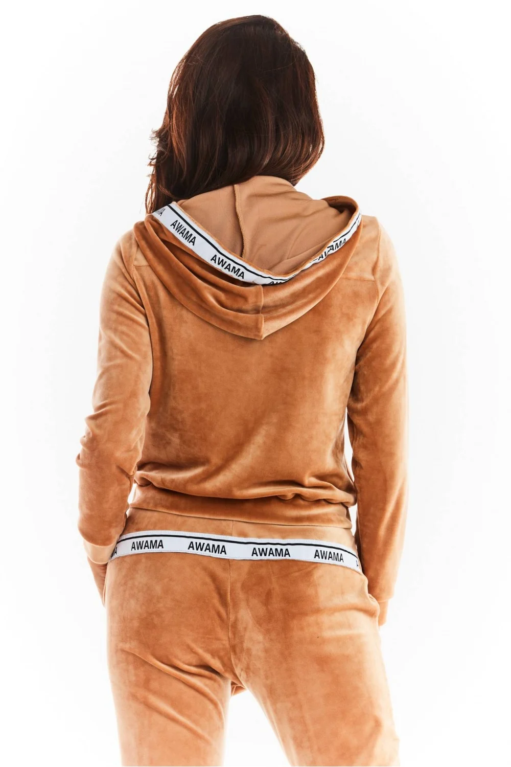 Sweatshirt à capuche beige – Image 3