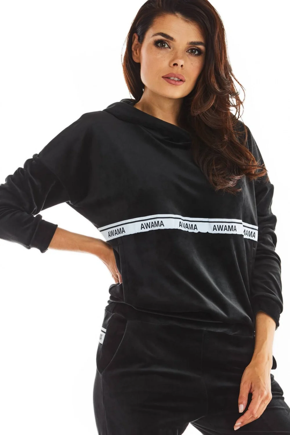 Sweatshirt oversize noir