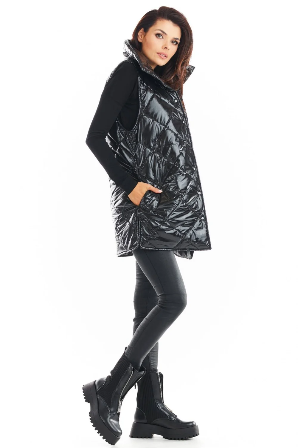 Gilet matelassé noir – Image 3