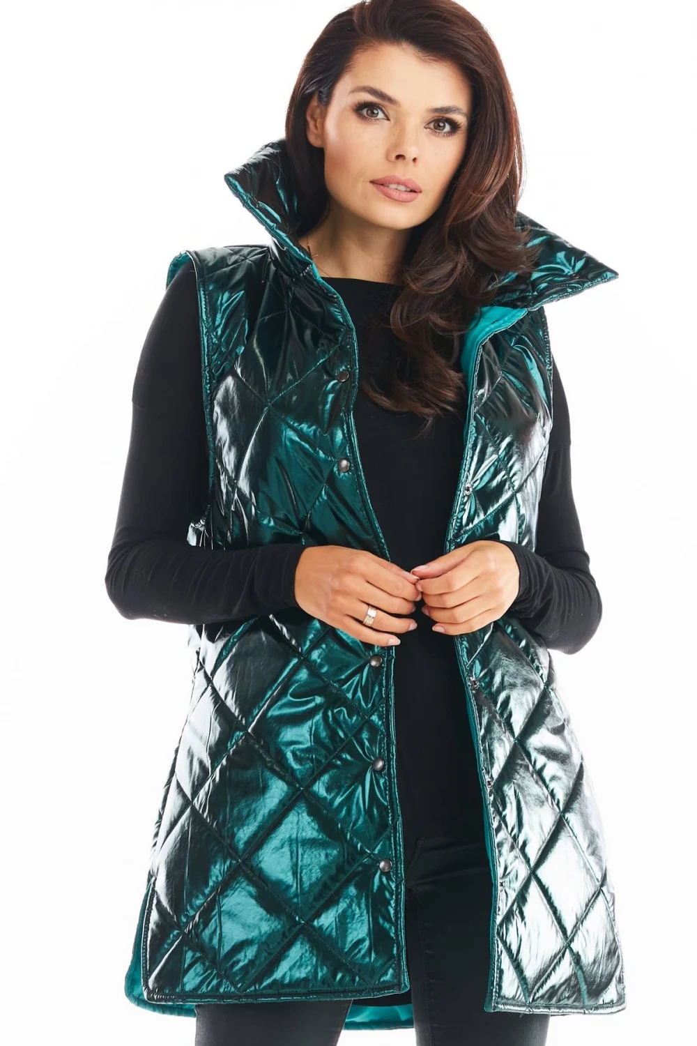 Gilet matelassé vert