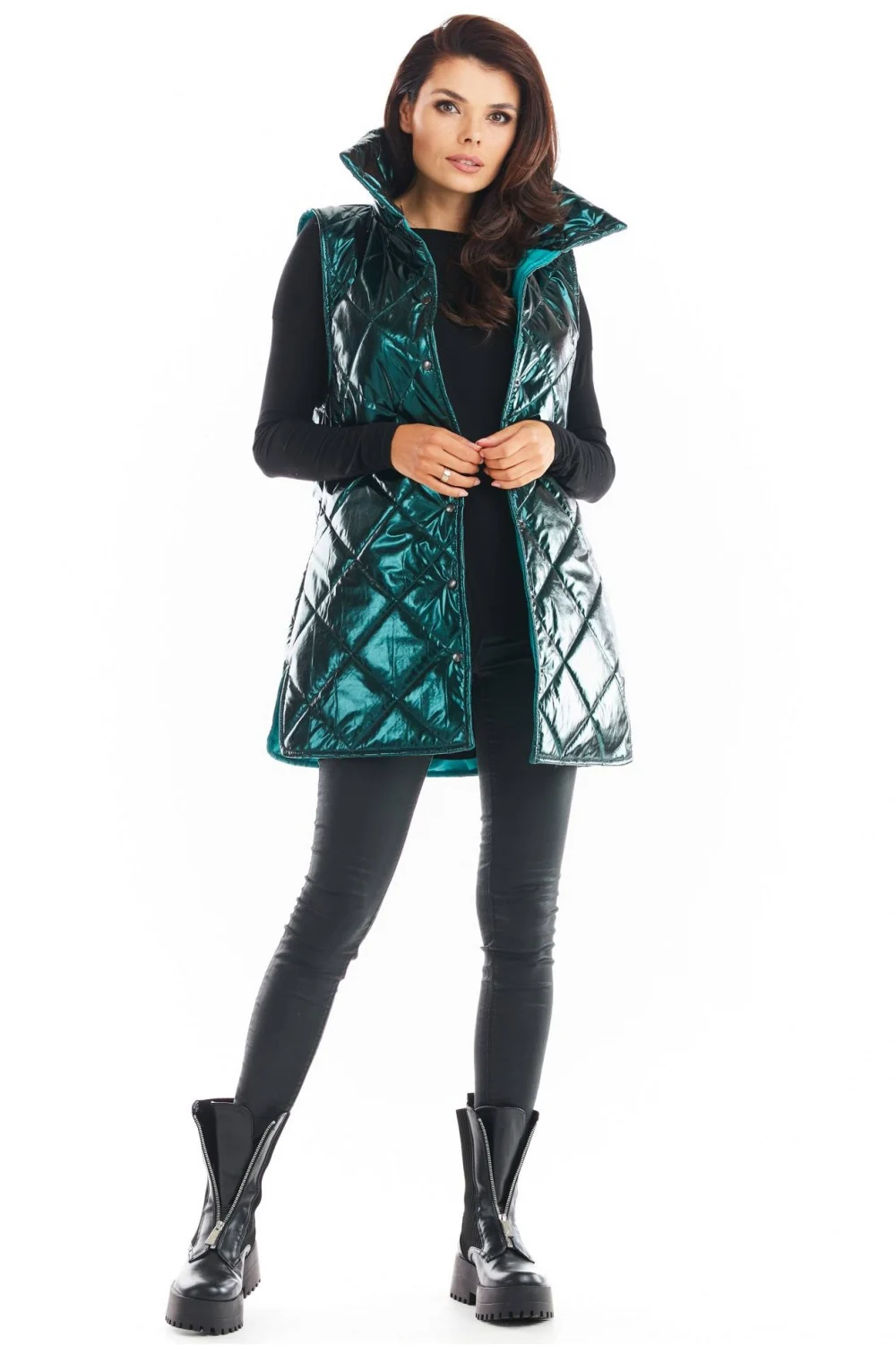 Gilet matelassé vert – Image 4