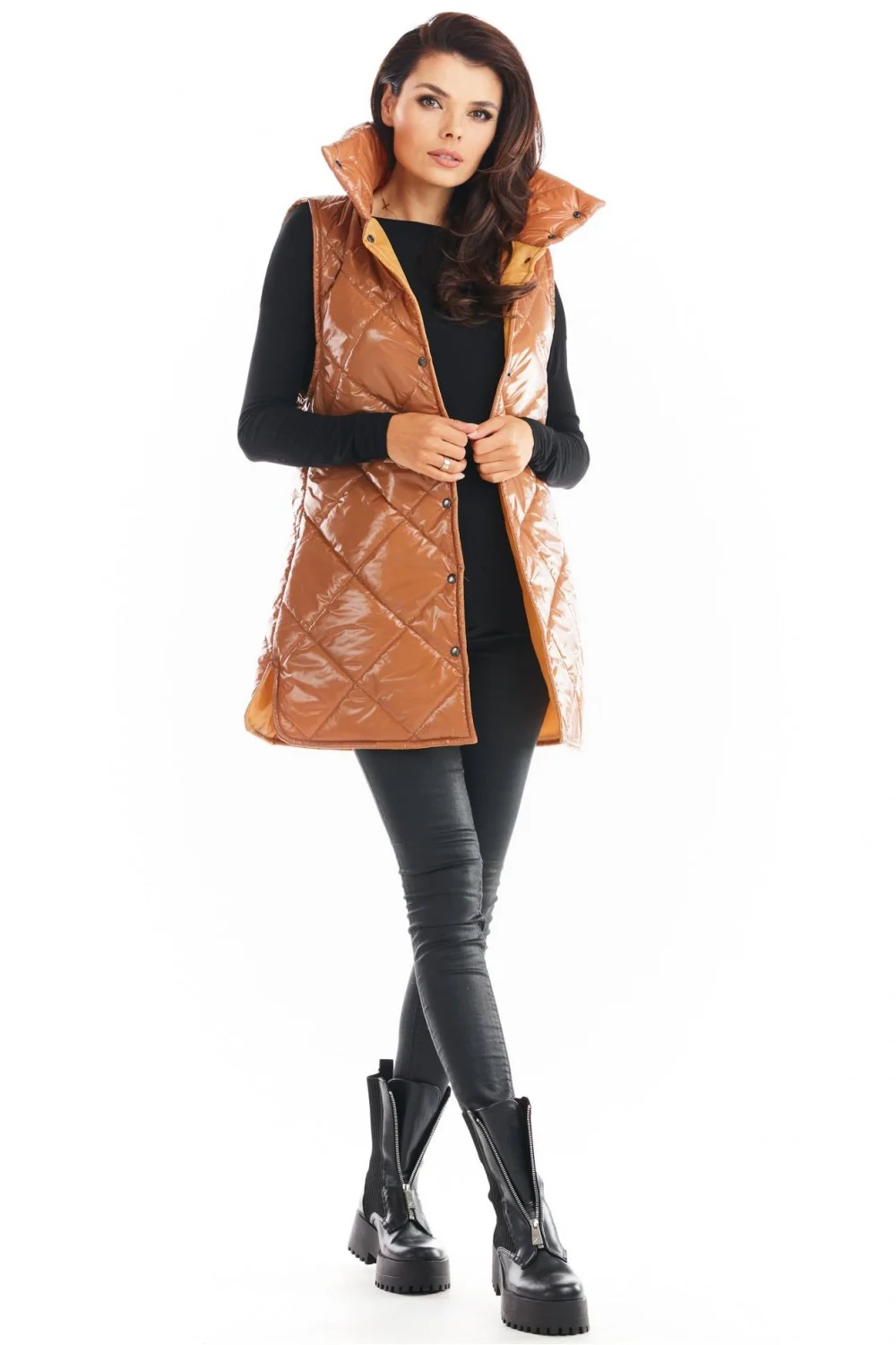 Gilet matelassé beige – Image 4
