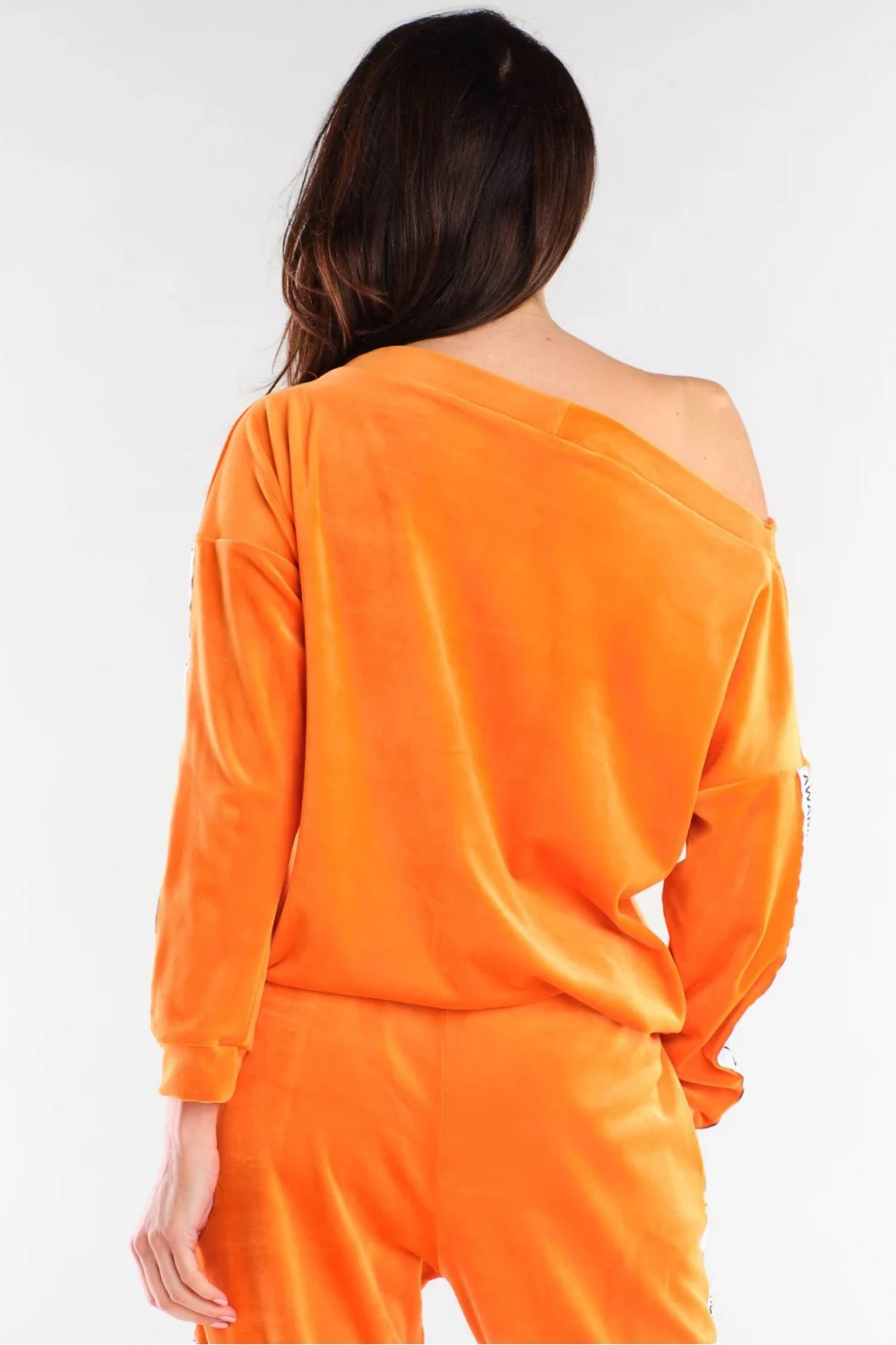 Sweatshirt orange à manches longues – Image 3