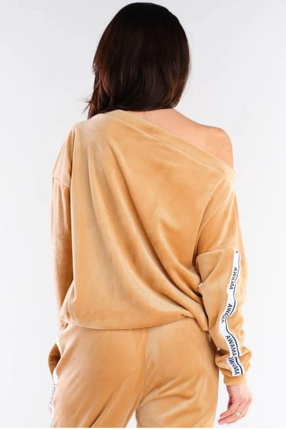 Sweatshirt beige à manches longues – Image 3