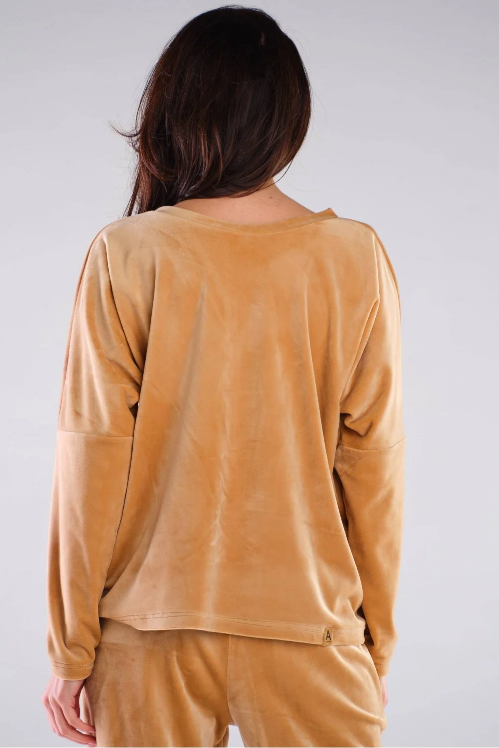 Sweatshirt oversize beige – Image 3