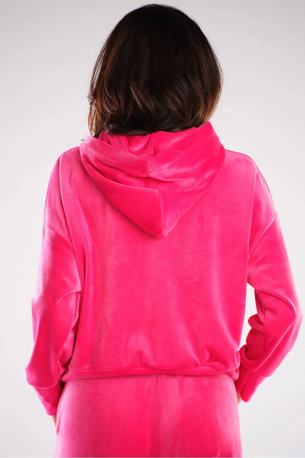 Sweatshirt à capuche rose – Image 3