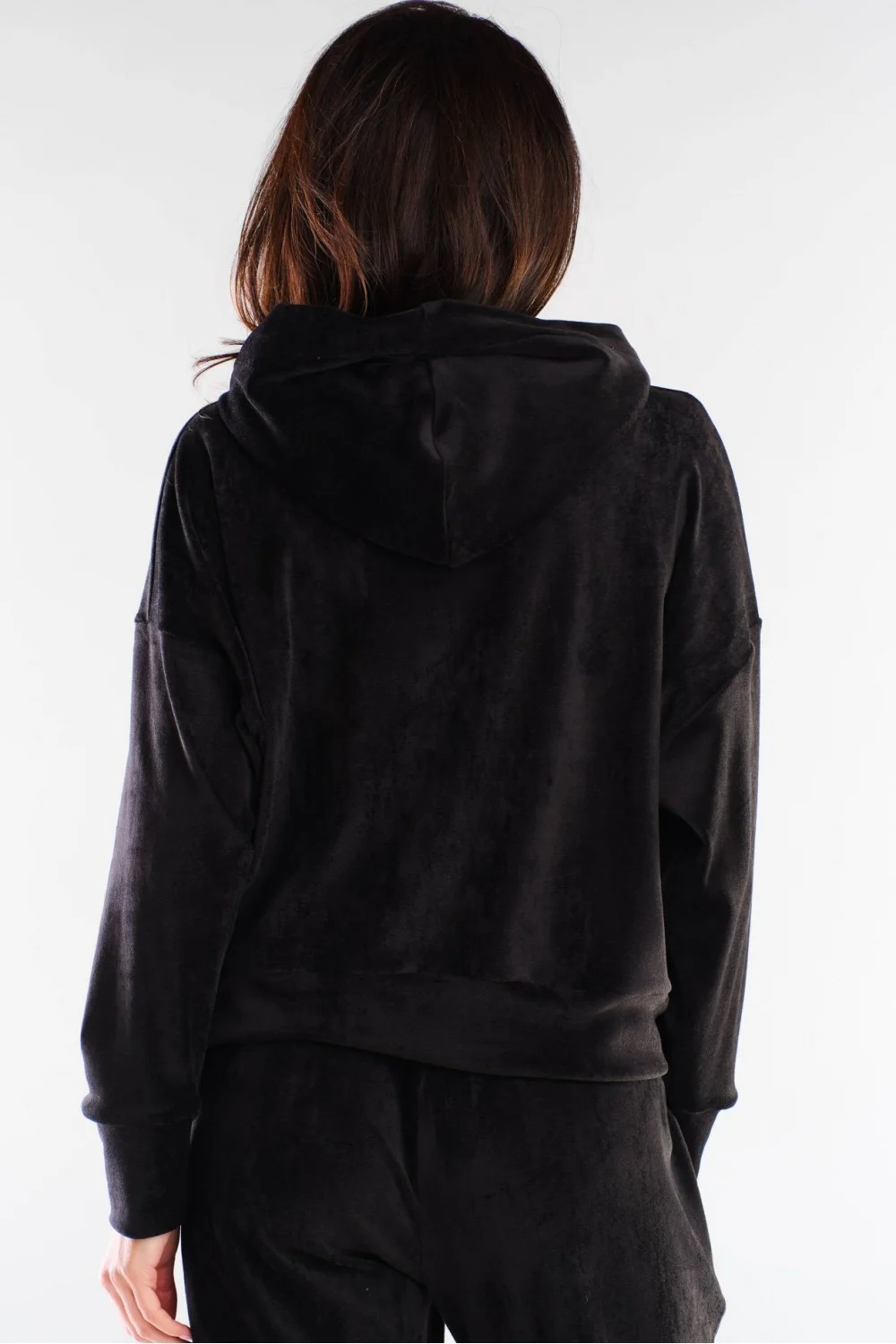 Sweatshirt à capuche noir – Image 3