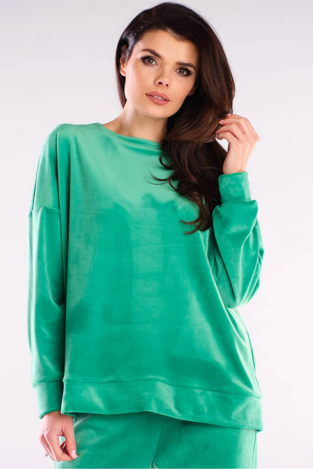 Sweatshirt vert
