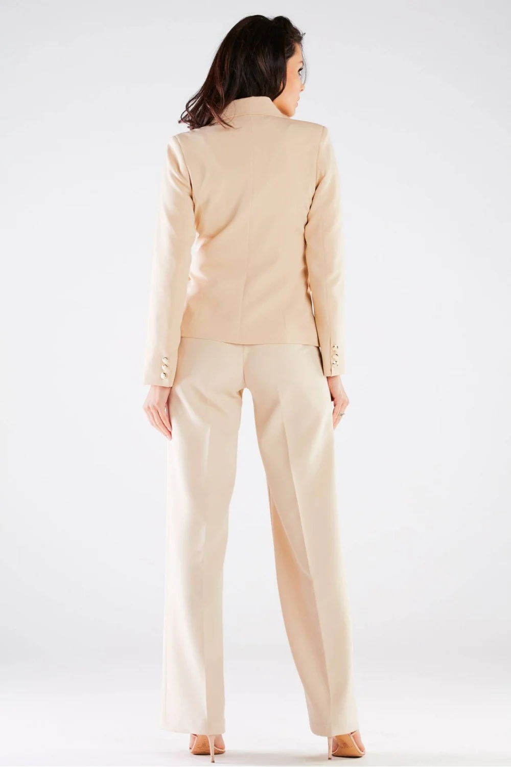 Pantalon large beige – Image 3