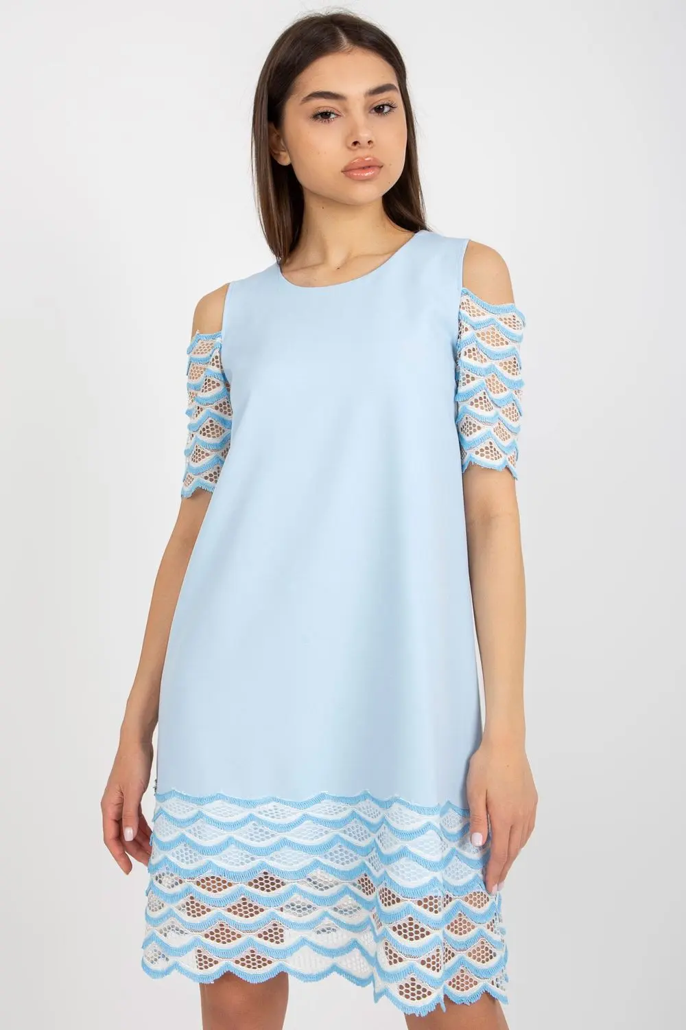 Robe de cocktail bleue