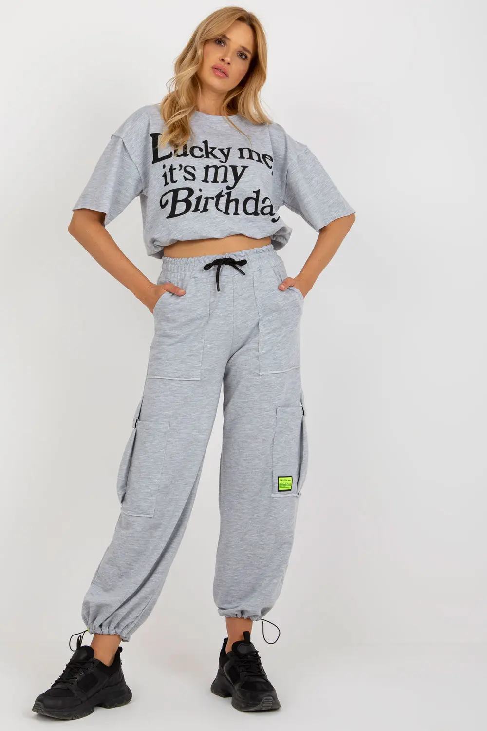 Ensemble sweat gris