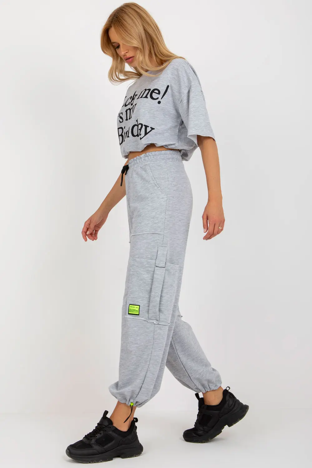 Ensemble sweat gris – Image 2