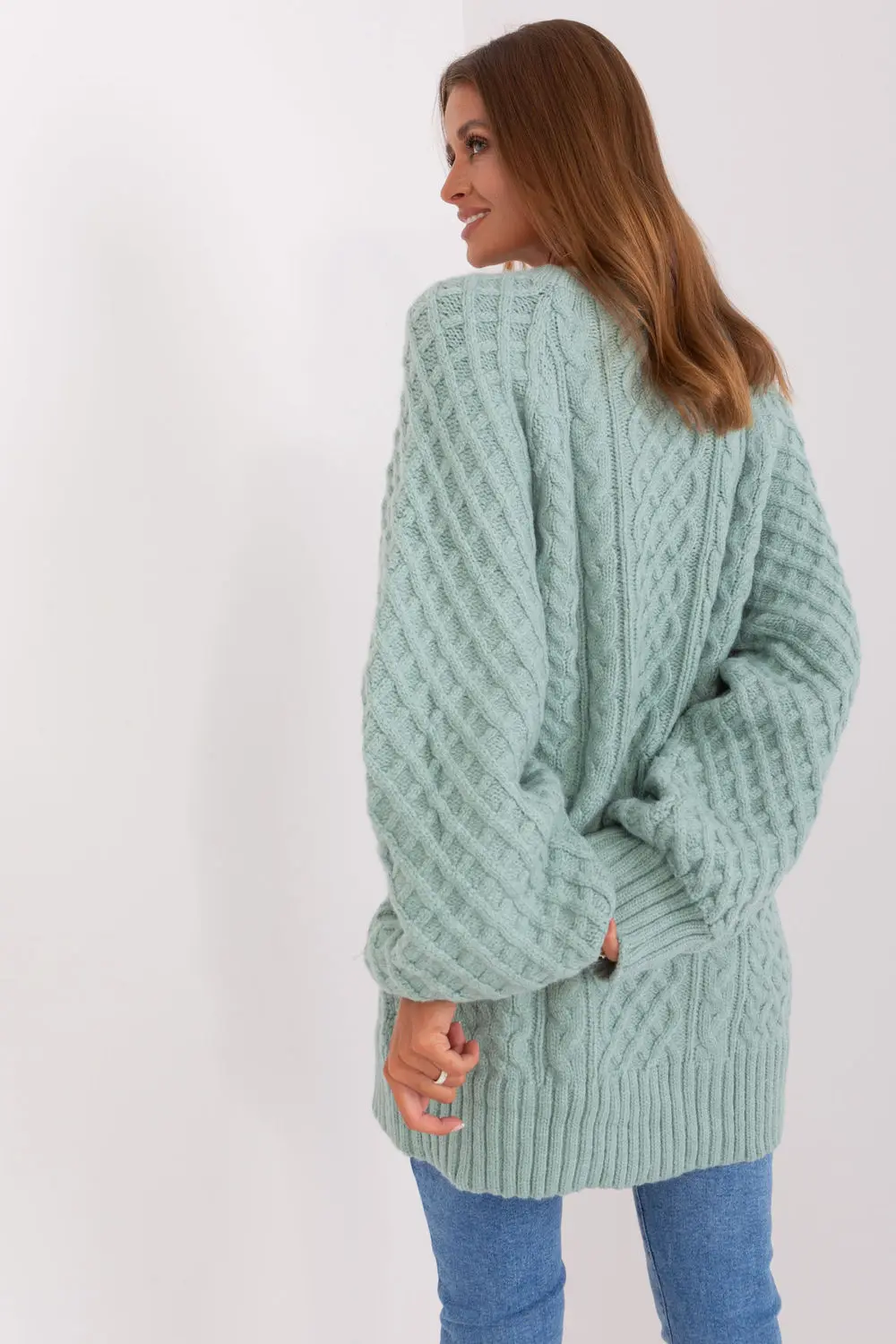 Chandail oversize long vert – Image 3