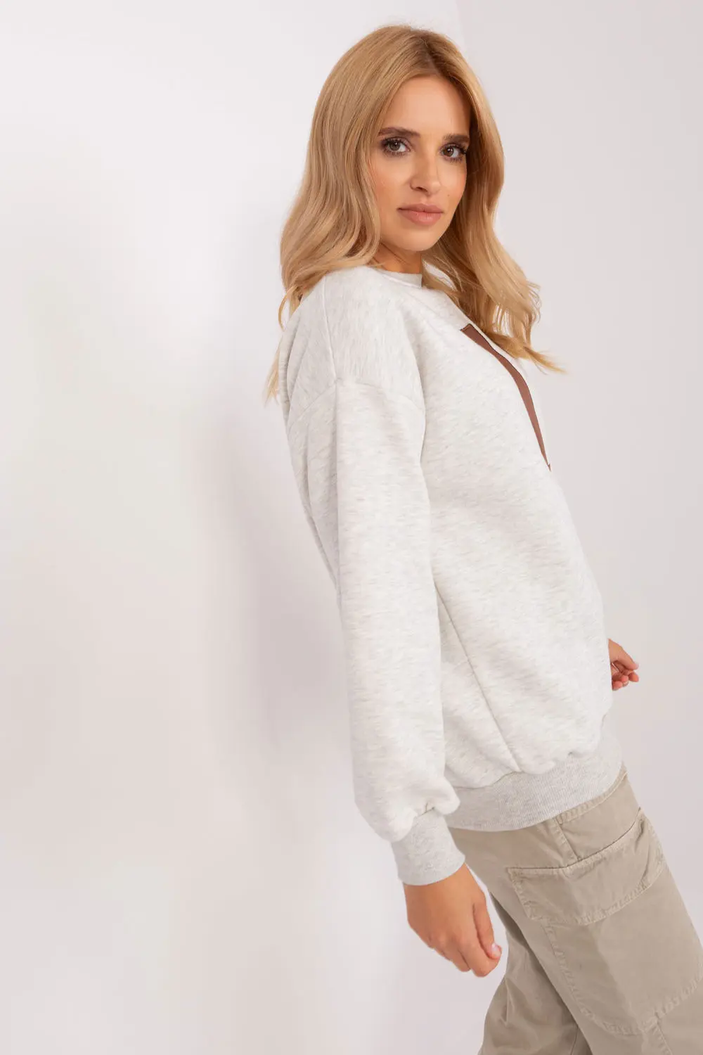 Sweatshirt gris – Image 3