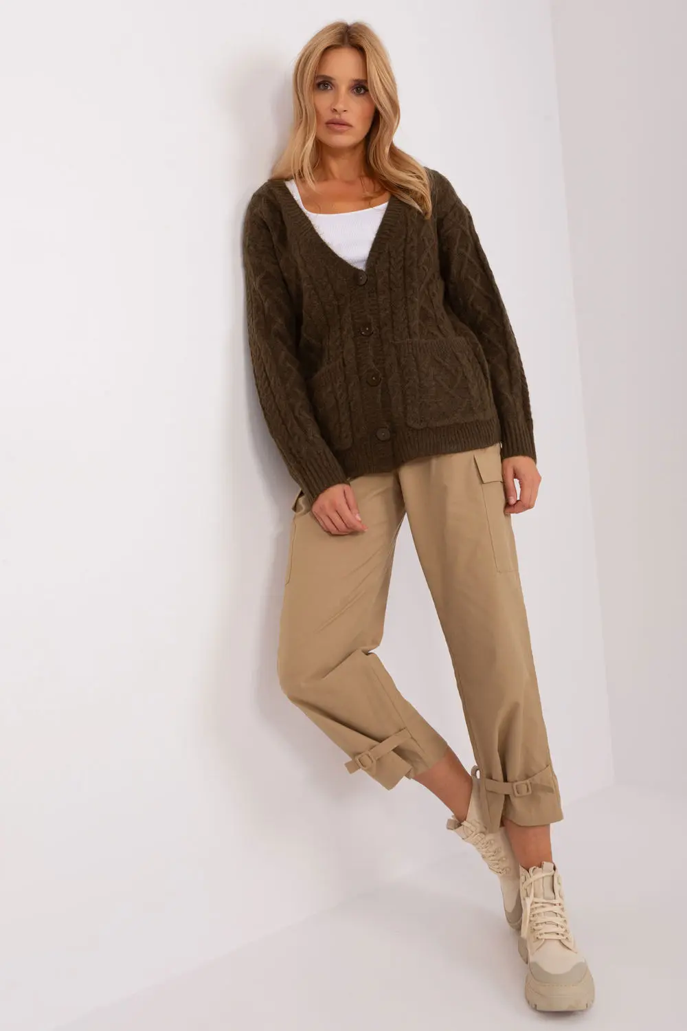 Cardigan vert – Image 2