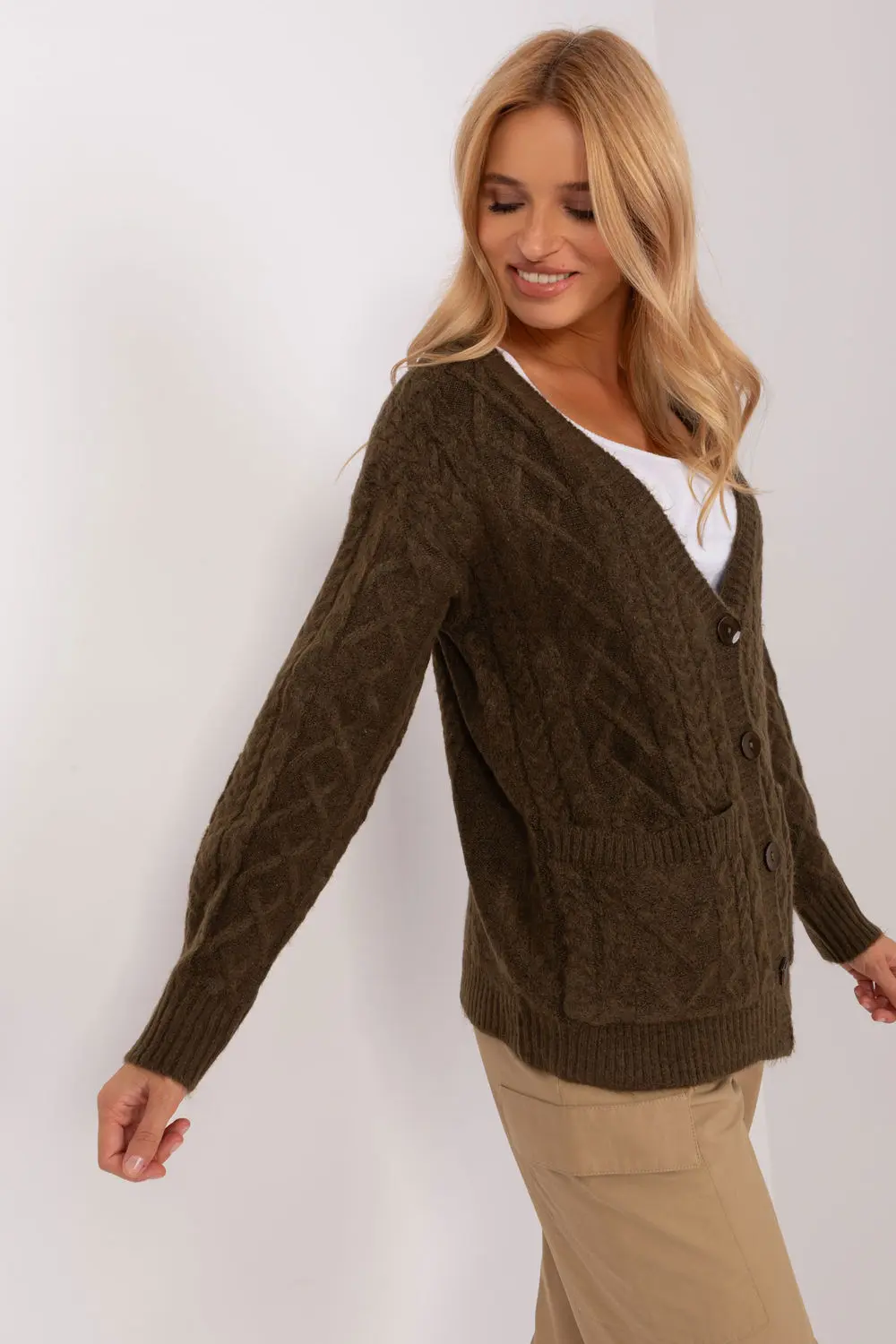 Cardigan vert – Image 3