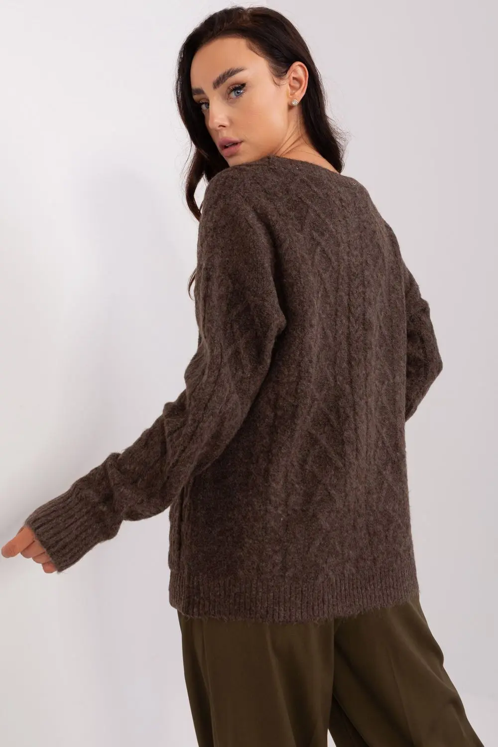 Cardigan brun – Image 3