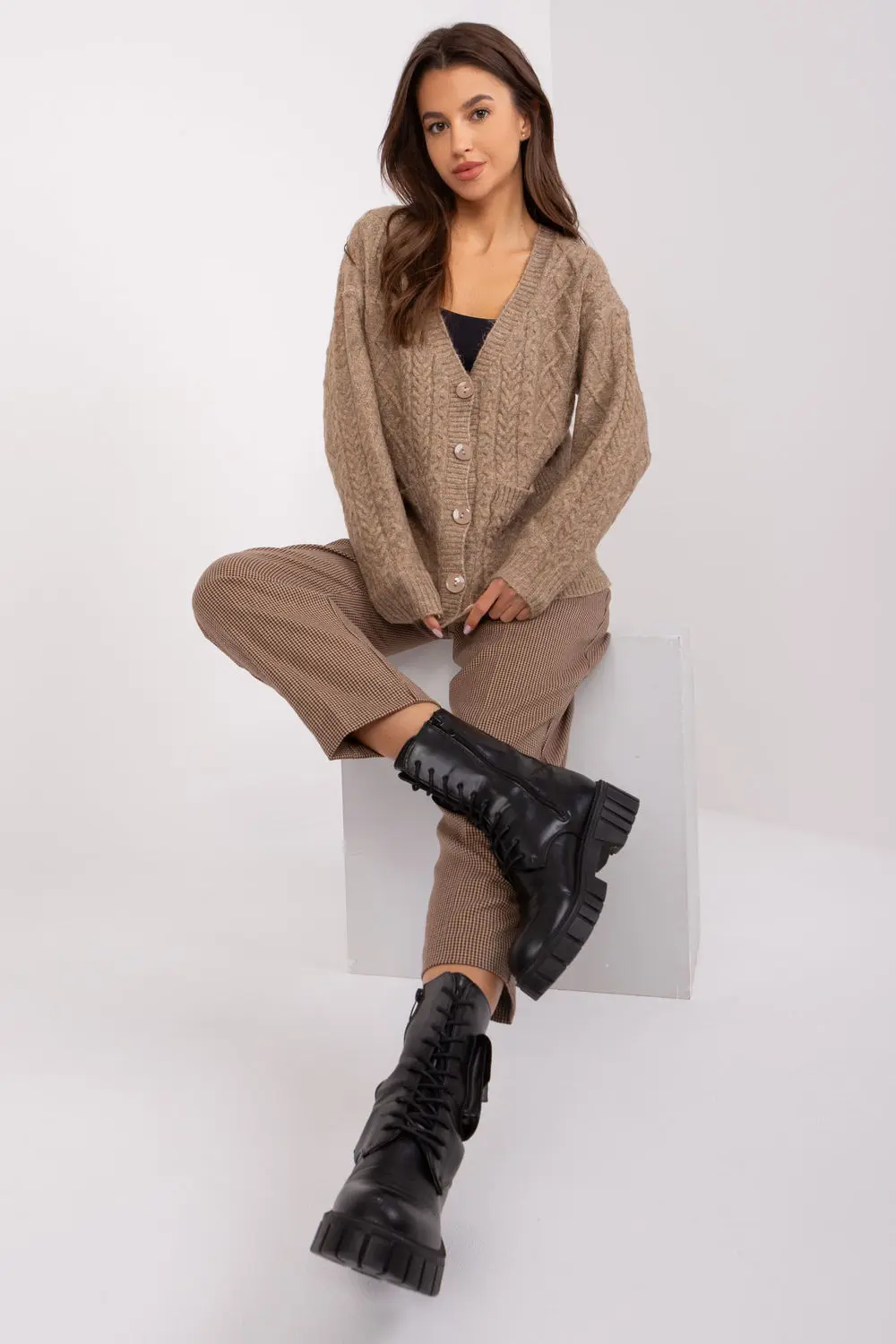 Cardigan beige – Image 2