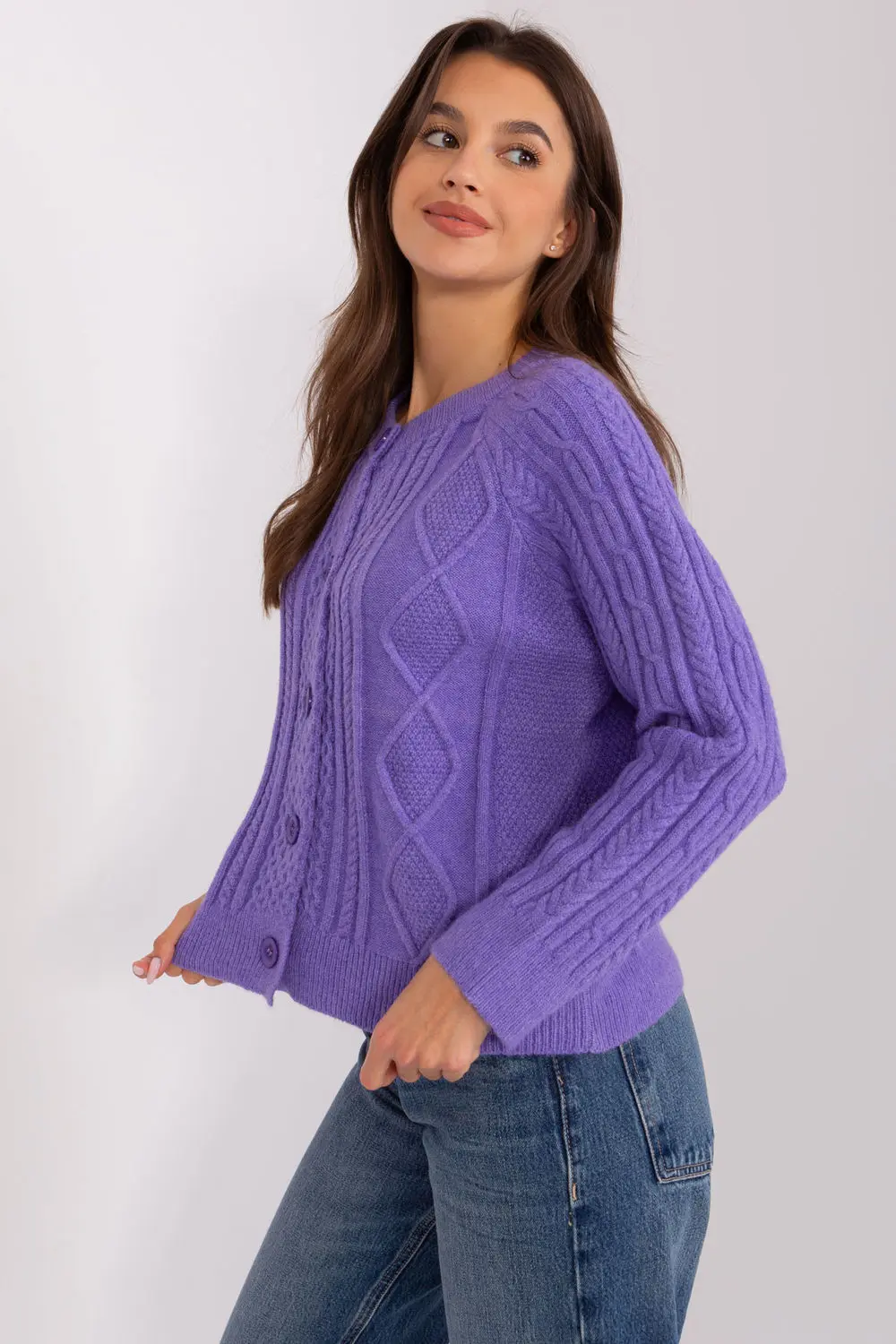 Cardigan violet – Image 2
