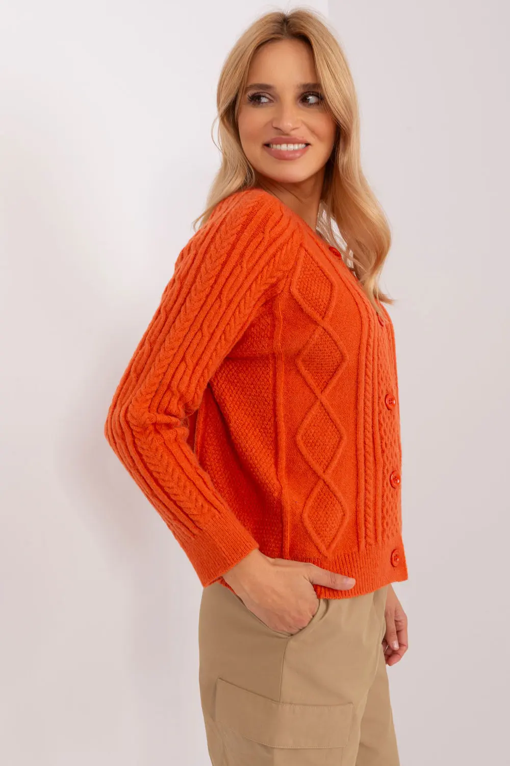 Cardigan orange – Image 2