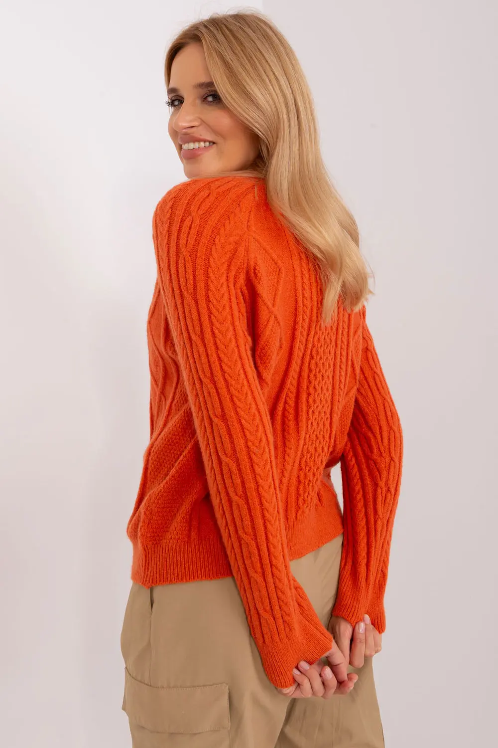 Cardigan orange – Image 3